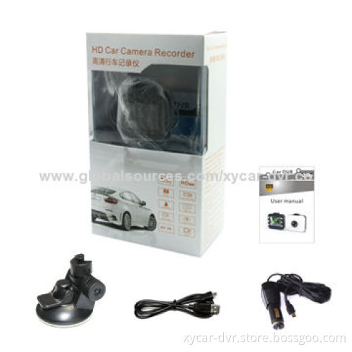2.0-inch LTPS LCD Screen Car DVR, 1,080P, 5MP CMOS, 120 Degrees Wide Angle Lens, SOS, G-sensor